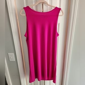 Hot Pink Shift Dress, Size L